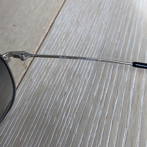 RayBan aviator silver grey sunglasses case& cloth - Picture 7 of 9